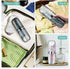 2Pcs Travel Toothbrush Case with Lid, 8.6x2.2x2.2in Portable Holder, Transparent 3D Pattern