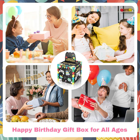 Set 35PCS Decor-A04 ISOVF Money Box for Cash Gift Birthday, Surprise Video Game Money Pull Box for Cash Gift DIY