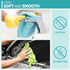 Microfiber Cleaning Cloth, 100 Pack, 12.6" x 12.6" Dish Cloths, Lint Free Non-Abrasive Washable Reusable for Kitchen,