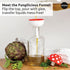 OTOTO Forest Trio Bundle of Beardy, Magic Mushroom, Fun Guy - Gnomes Dish Brush, Fungilicious Kitchen Funnel, Fridge