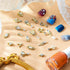 Maitys 54 Pieces Gold Nail Charms, Rhinestones Heart Nail Charms, Alloy 3D Dangle Nail Jewelry for Christmas Nail DIY