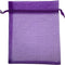 100PCS 6x9 Inches Organza Drawstring Pouches, Jewelry Party Wedding Favor Gift Bags (Purple)