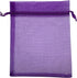 100PCS 6x9 Inches Organza Drawstring Pouches, Jewelry Party Wedding Favor Gift Bags (Purple)