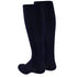 Truform Travel Compression Socks for Men and Women, Navy, 15-20 Knee High Over Calf Length, X-Large