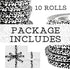 10 Yards x 10 Rolls Cow Print Ribbons – 10PCS Cow Print Ribbons 10 Yards Each Curling Ribbon Cow Ribbon for Children's Party Western Cowboy Theme for Kids Birthday Party Favor Supplies Decorations by YARRD