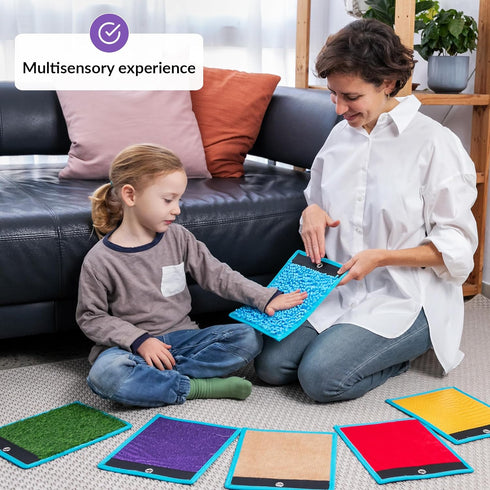 ODOXIA Sensory Mats for Autistic Children | Tiles for Kids | Wall Panel Kids | Multi-Sensory Exploration | Different