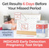 Strips,25 Count, 510K (10mIU/mL) 6 99% 3 INDICAID Early Detection Pregnancy Test Cleared High Sensitivity to Test Days