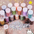 Holographic Chunky and Fine Glitter Mix, 45 Colors for Epoxy Resin Arts, Nail Glitter, Cosmetic and Body Glitter