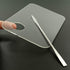 2 Pcs Acrylic Makeup Palette, Makeup Mixing Tray with Spatula for Beauty Salon Color Cream Liquid Foundation Mixing