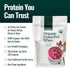 Natural Force Grass Fed Organic Whey Protein Powder - Non GMO, Keto Friendly, Low Carb, Kosher, Pure & Unflavored, 16