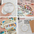 Reading Magnifier Loupe 4X Crystal Dome, Portable Optical Half Ball Lens for Books and Maps