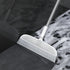 Magic Broom Floor Squeegee Pet Hair Remover, 51.77" Long Handle Silicone Squeegee for Carpet and Liquid Spills