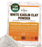Organic White Kaolin Clay Powder (1 LBS / 16 oz) - 100% Natural Cosmetic Grade for Facials and Soap Making