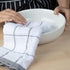 Arkwright Kitchen Tea Towels, Pack of 12, 100% Cotton Terry Dishcloths, Highly Absorbent & Quick Dry, 15 x 25 in, Grey