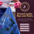 PAMI Recycling Tall 13-Gallon Kitchen Drawstring Trash Bags, Extra-Strong Plastic Garbage Bags, Blue 35 Pack
