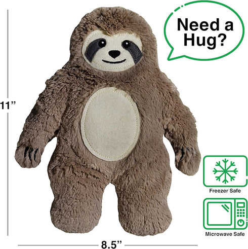 GAMAGO Sloth Heating Pad & Pillow, Microwavable Heat Pack for Cramps, Aches & Anxiety Relief