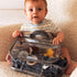 Large Transparent Clear Toiletry Bag - PVC Makeup Case with Handle - See Through Packing Cube - Zippered Plastic Pouch