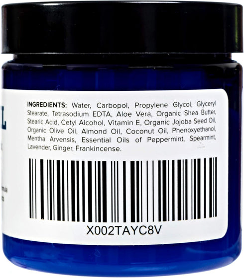 Basic Vigor Migrastil Soothing Neck & Shoulder Cream, Fast-Acting Non-Greasy Topical Cream - 4 oz.