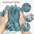 Shower Loofah Bath Sponge, 60G Exfoliating Body Scrubber, 4 Color Mesh Shower Pouf Balls for Body Wash (Caramel Coffee)