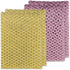 Rugged Glitter Dish Wash Net - 4Pcs Heavy Duty Non-Scratch Scouring Pads for Effective Dishwashing