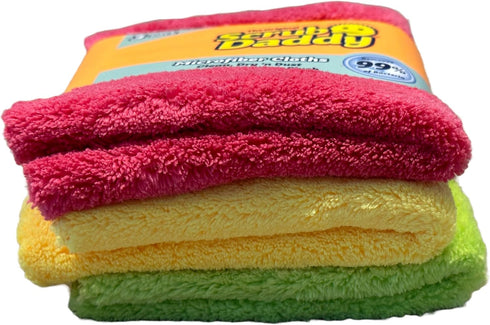 Pack 3 Scrub Daddy Microfiber Cloths