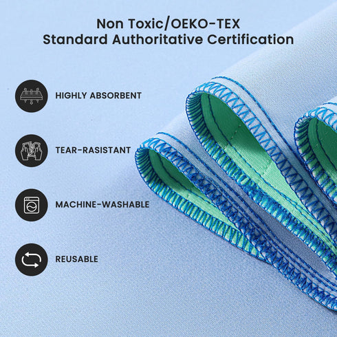 Underpads,36" 72" (Pack 2)-Super Washable x of Absorbency Reusable Bedwetting Incontinence Pads