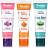 Himalaya Botanique Kids Toothpaste with Xylitol, Variety Pack of Bubble Gum, Orange