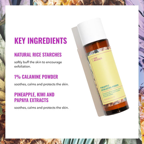 Good Molecules Pineapple Exfoliating Powder - Gentle Facial Scrub with Enzymes, Anti-Aging Cleanser