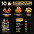 Extract 10:1 Cayenne Pepper Supplement with Turmeric Curcumin Root, Ginger Root, Ceylon Cinnamon Bark & More - Immune System, Joint Health & Digestive Health Support - 210 Capsules