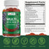 YumVs Multivitamin Gummies with Iron - Vegetarian Kosher Multi Vitamins for Adults, Grape Flavor, 60 Count, with