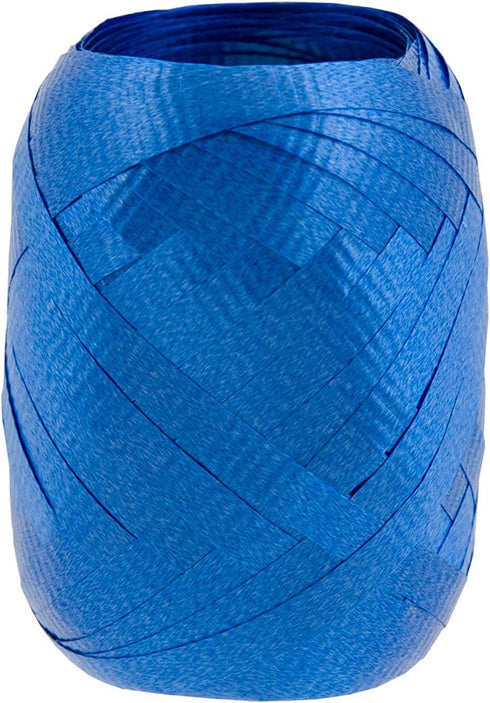 Crimped Curling Ribbon 3/16'' Wide Royal Blue, Berwick Offray 5.5' Long for Crafts & Gift Wrapping