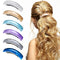 WILLBOND 6 Pcs Hair Barrettes for Women, Large French Clips Pin Retro Clasp, 6 Colors Multicolor Accessories