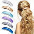WILLBOND 6 Pcs Hair Barrettes for Women, Large French Clips Pin Retro Clasp, 6 Colors Multicolor Accessories