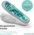 Shiatsu Home Acupressure Massage Slippers for Plantar Fasciitis, Acupuncture Foot Massager for Pain Relief & Muscle