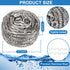 10 Pack Stainless Steel Scrubber, Steel Wool Srubber for Scouring Stubborn Messes from Pots and Pans, Stoves,Broiler Racks,Grills and More