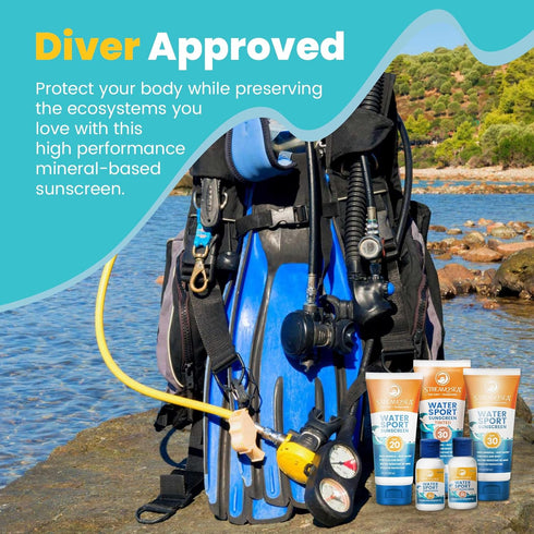 STREAM 2 SEA SPF 20 Biodegradable Mineral Sunscreen, 3 Fl oz, Paraben Free, Moisturizing, Reef Safe