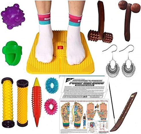 Super India Store Acupressure Mat with Magnets Pyramids for Pain Relief and Total Health Size
