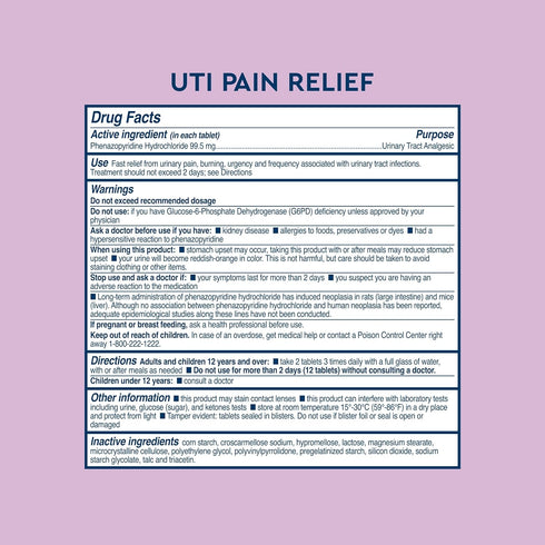 Uqora Urinary Tract Infection Emergency Kit, UTI Pain Relief and Infection Control, UTI Test Strips