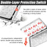 YILUTONGFA 7-Day 8 Portable Metal Pill Case, Featuring CompartmentsPerfect for Travel. BPA-Free. (L-Silver, Large)