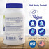 Health Thru Nutrition H2Q CoQ-10, 8X Higher Absorption, Vegan Certified, Cardiovascular Support, Pack of 60