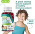 Probiotic Gummies for Kids Plus Prebiotics Fiber - 2 Billion CFUs - Chewable Probiotic Berry Flavored Gummy