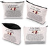 Pregnancy Daughter Makeup Bag with Waterproof Canvas and Zipper Closure