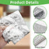 10 Pack Wire Dishwashing Rag for Wet and Dry, Non-Scratch Multipurpose Cleaning Pads, Miracle Cleaning Cloths for
