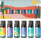 Folkulture Essential Oils for Diffuser - Set of 6 Fragrance Oils for Home, Oil Diffuser Essential Oils
