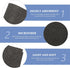 Gatuida 6 Pcs Disposable Rags, Cotton Cleaning Cloths, Lens Cleaning, Hair Towel, Dish Towels, Absorb Water