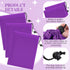 Adjustable Microfiber Toy Storage Bag, Small Drawstring Cloth Pouch for Game Toy Cosmetic Glass (Purple, Mixed Sizes)