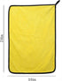 Solid 11" 22" (6) Multipurpose Plush Microfiber Cleaning Cloth Towel for Household, Car Washing, Drying & Auto