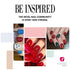 Revel Nail Dip Powder - Red Glitter Powder Dip Nail Polish, Chip Resistant with Vitamin E and Calcium, Infatuated