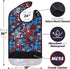 Reusable Adult Bibs with Crumb Catcher Pocket - For Men and Women