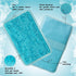 Gel Beads Ice Pack Ice Bag with Strap, Reusable Hot & Cold Compress for Knee, Shoulder, Back, Ankle (Blue)